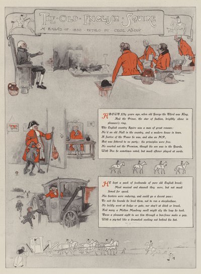 古い英語の従者 作： Cecil Charles Windsor Aldin
